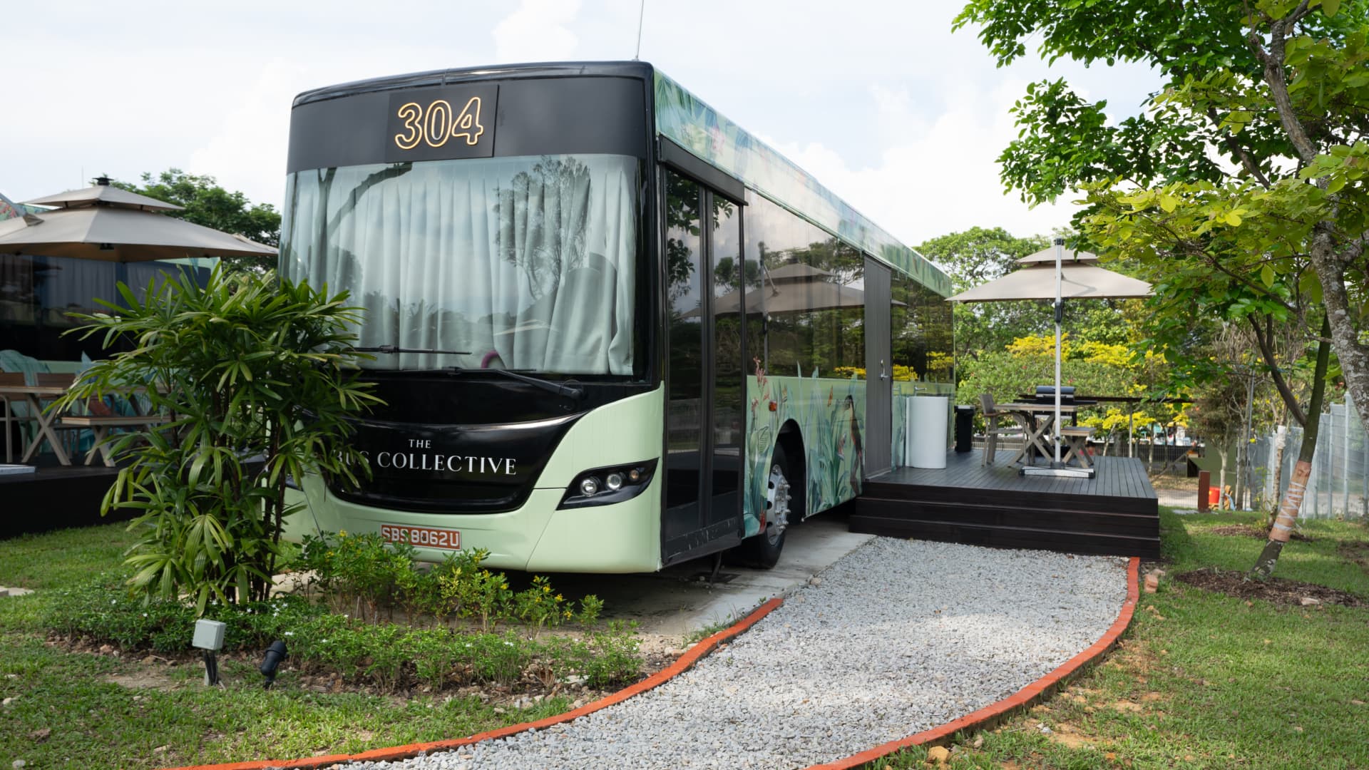 Southeast Asia’s first luxurious resort produced from retired buses opens in Singapore — have a look inside