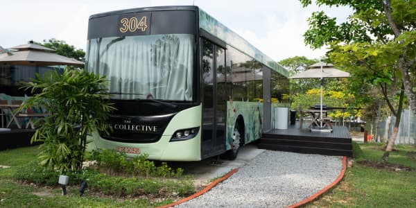 Southeast Asia's first luxury hotel made from retired buses opens in Singapore — take a look inside