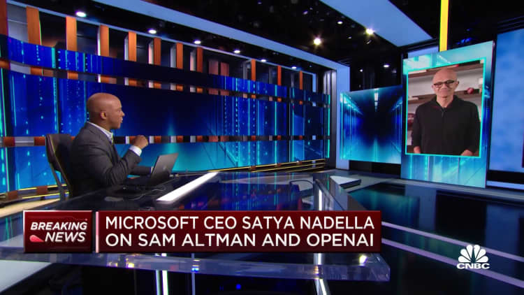 Microsoft CEO Satya Nadella: Sam Altman chose Microsoft before, and he chose it again