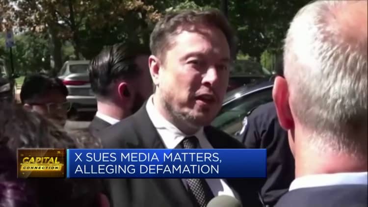 X sues Media Matters, alleging defamation