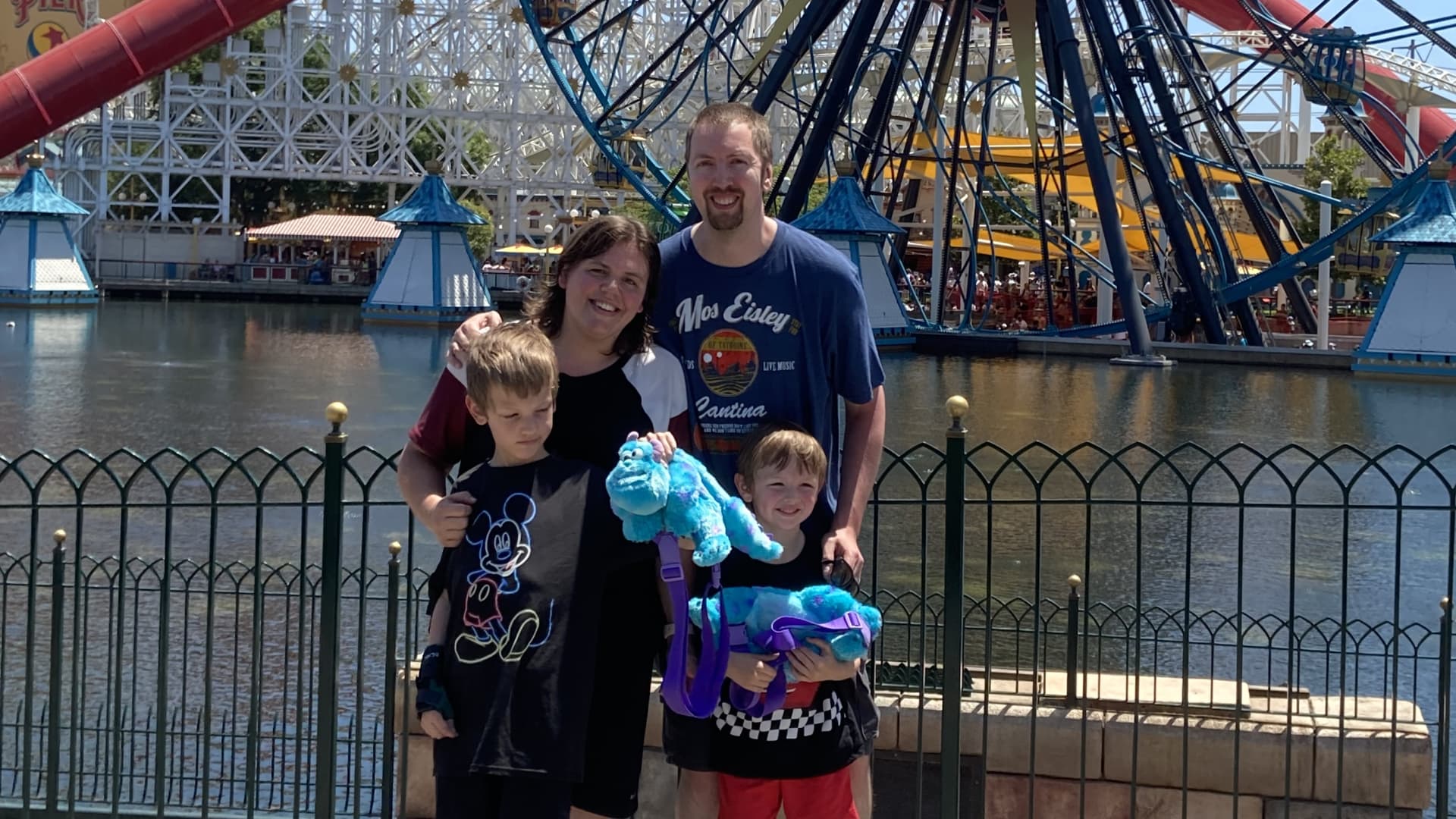 The Powells say they've used their side hustle earnings to pay off their student loans and take their two sons to Disneyland.