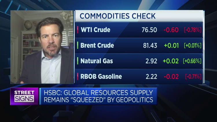 Global commodity markets are in a 'super-squeeze': HSBC