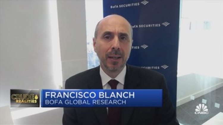 Foresee a notable increase in non-OPEC oil production next year, says BofA's Francisco Blanch
