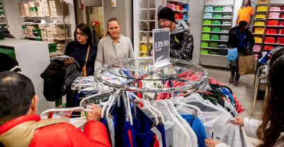 Black Friday shoppers spent a record $9.8 billion in U.S. online sales, up 7.5% from last year