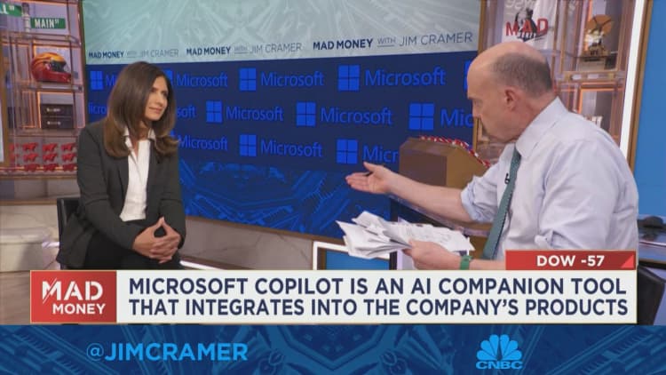 Microsoft Security VP Vasu Jakkal talks cybersecurity with Jim Cramer