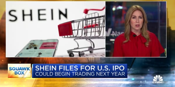 Shein files for U.S. IPO, could begin trading next year