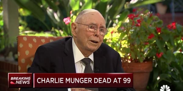 Charlie Munger: When Warren and I were starting 'I never thought we would ever get to $100 million'