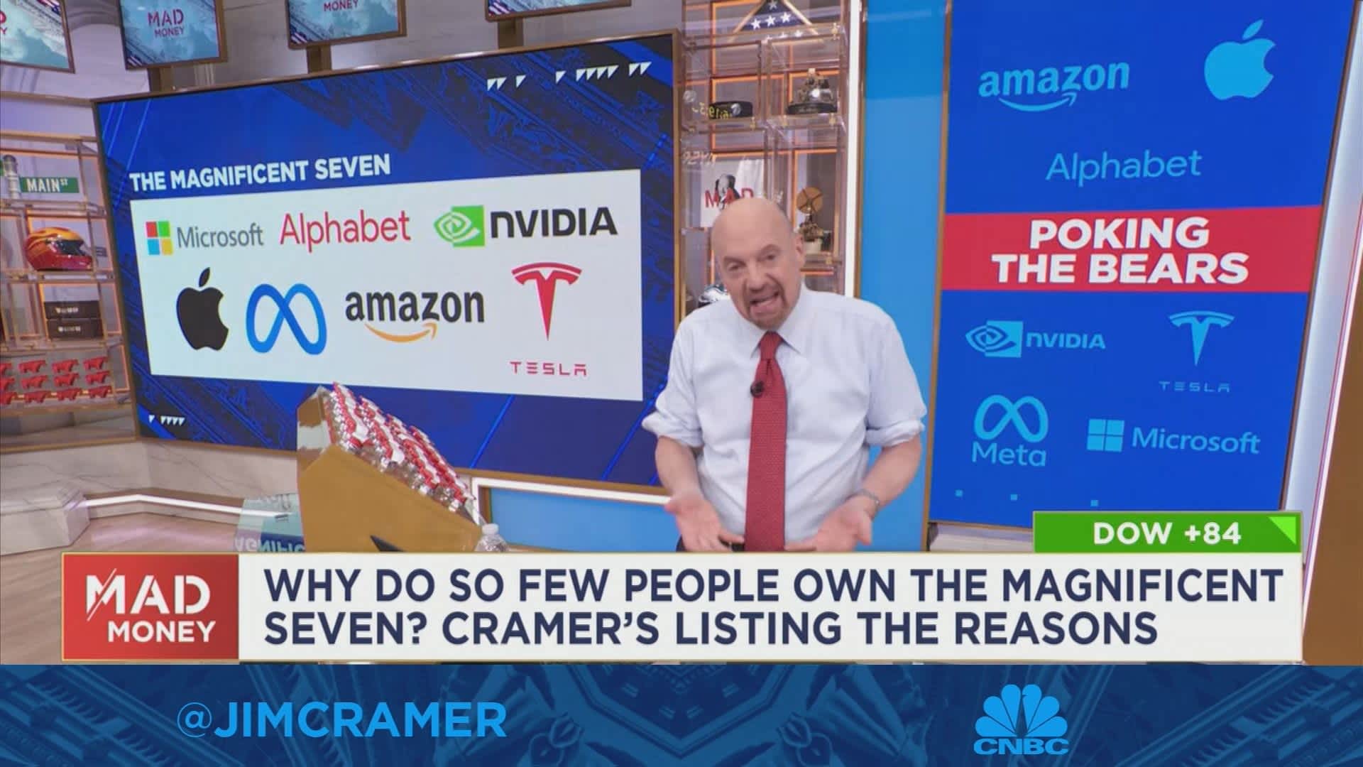 So much of the market is about the Magnificent 7, yet so few people own them, says Jim Cramer