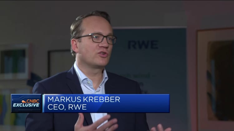 RWE has the financial opportunity to invest in green technology, says CEO