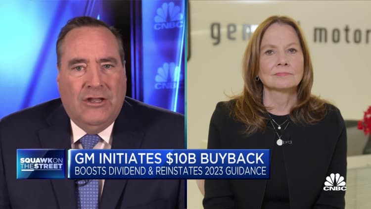 GM CEO Mary Barra on $10 billion stock buyback, Cruise challenges and China market