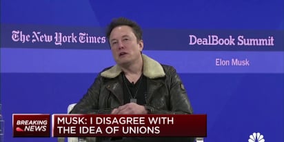 Elon Musk: I disagree with the idea of unions