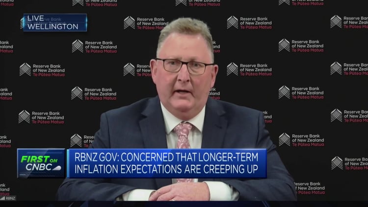 Reserve Bank of New Zealand is concerned about whether inflation will ease fast enough