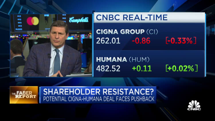 Shareholder resistance? Potential Cigna-Humana deal faces pushback