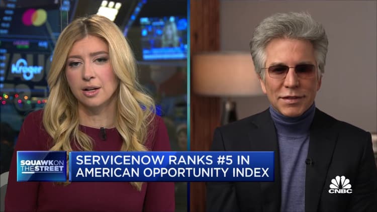 ServiceNow CEO breaks down #5 ranking in American Opportunity Index