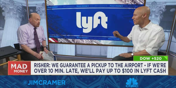 Lyft CEO David Risher goes one-on-one with Jim Cramer