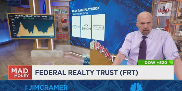 Jim Cramer talks his REIT picks that profit from peak rates