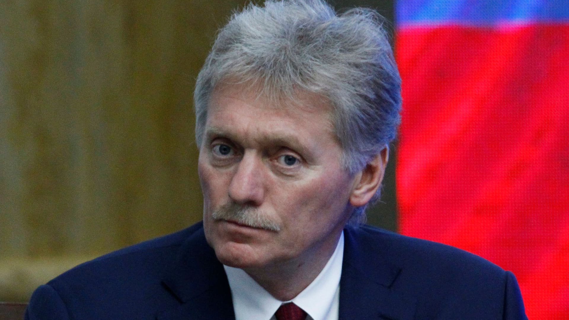 Kremlin spokesman Dmitry Peskov attends Russian-Kyrgyz talks in Bishkek, Kyrgyzstan October 12, 2023.
