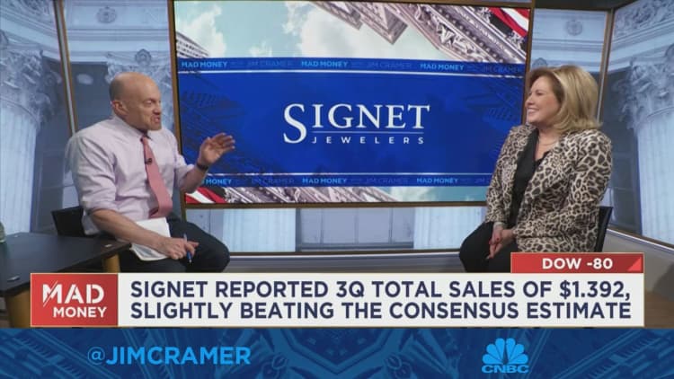 Jim Cramer goes one-on-one with Signet Jewelers CEO Gina Drosos