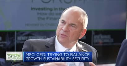 MSCI CEO: Globe is trying to balance growth, sustainability and security