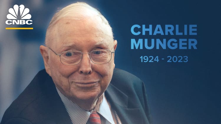 Watch legendary Investor Charlie Munger's final interview with CNBC