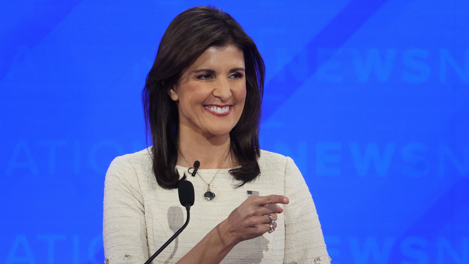 Republican debate first test she needed to ace