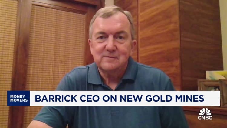 Gold is still a 'safe haven asset' despite market uncertainties, says Barrick Gold CEO