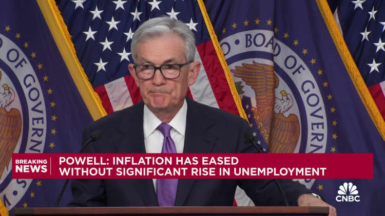 Fed Chair Powell: We're at or near the peak rate for this cycle