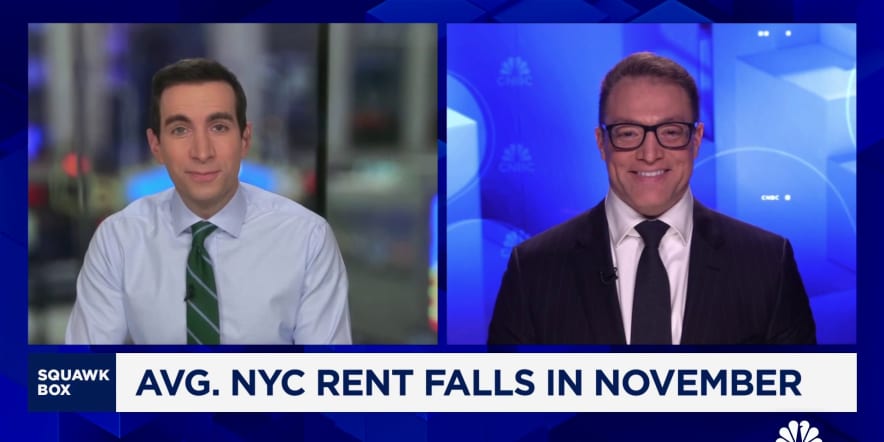 NYC rents fall for the first time in over two years
