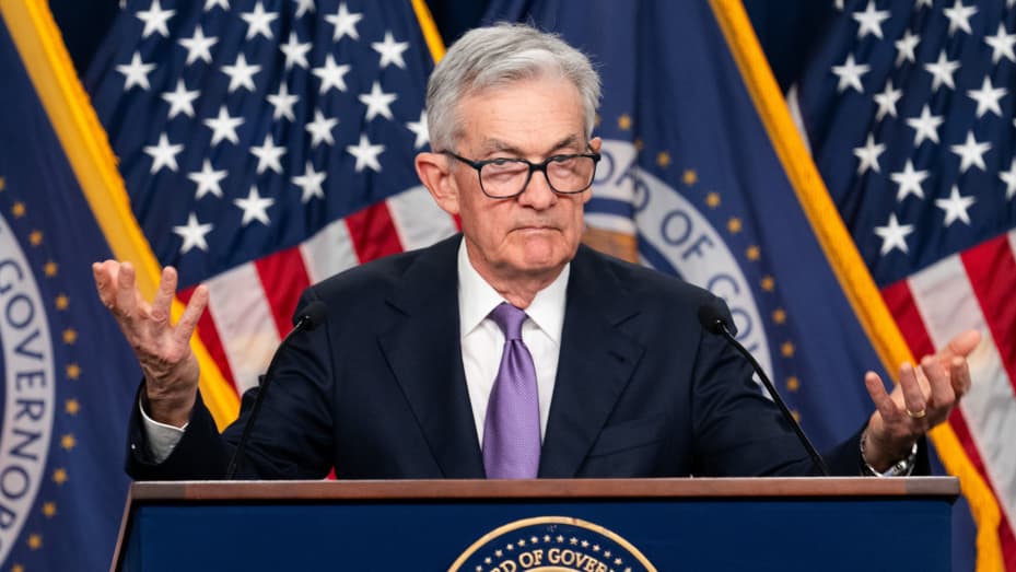 U.S. Federal Reserve Chair Jerome Powell attends a press conference in Washington, D.C., the United States, on Dec. 13, 2023. The U.S. Federal Reserve on Wednesday left interest rates unchanged at a 22-year high of 5.25 percent to 5.5 percent as inflation continued to cool, signaling an end to its rate hiking cycle and possible rate cuts next year. (Photo by Liu Jie/Xinhua via Getty Images)