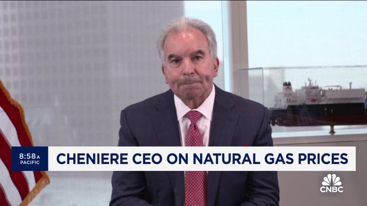 Global demand for LNG is 'off the charts': Cheniere Energy CEO