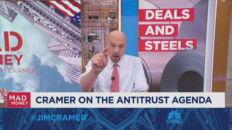 FTC Chair Kahn has been a one woman wrecking crew for your stock portfolio, says Jim Cramer
