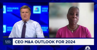 Expect to see a sizable uptick in M&A in 2024, says Teneo's Ursula Burns