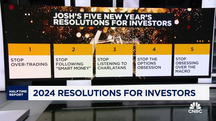 Josh Brown's New Year's resolutions for investors