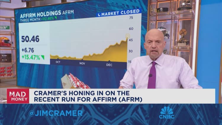 I'm seeing 'pigish' behavior with Affirm's stock, says Jim Cramer