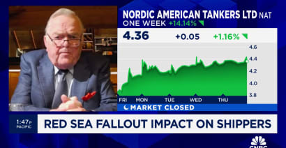 Diverting ships around Africa will impact China to U.S. shipping times: Nordic American Tankers CEO