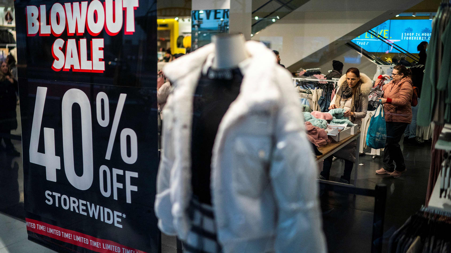 Consumer prices rose 0.3% in December, higher than expected, pushing the annual rate to 3.4%