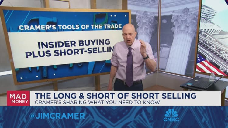 Be careful dealing with companies in the crosshairs of shorts, says Jim Cramer