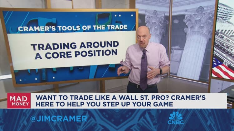Buy shares in gradual increments, not all at once, says Jim Cramer