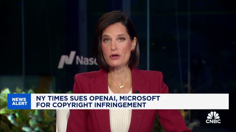 New York Times sues Microsoft, ChatGPT maker OpenAI over copyright infringement