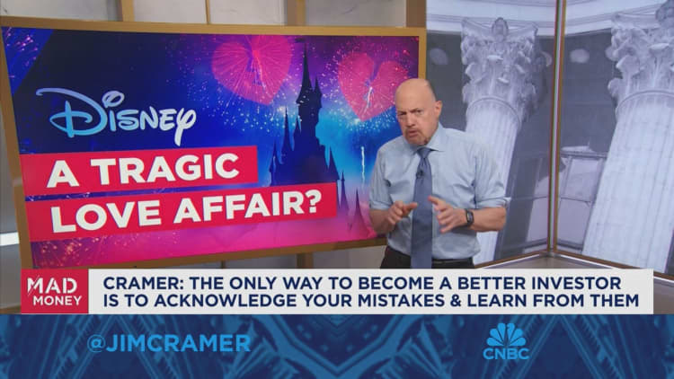 Acknowledge your mistakes and learn from them, says Jim Cramer on becoming a better investor