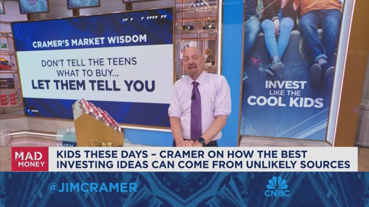 My kids have introduced me to some of my top investing ideas, says Jim Cramer