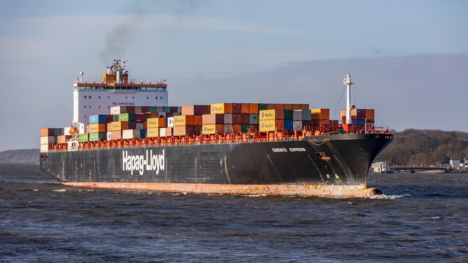 CEO of Hapag-Lloyd, one of world's top ocean shippers, says the outlook has changed for the global economy