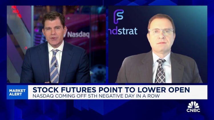The market is going through a 'very healthy rotation', says Fundstrat's Mark Newton