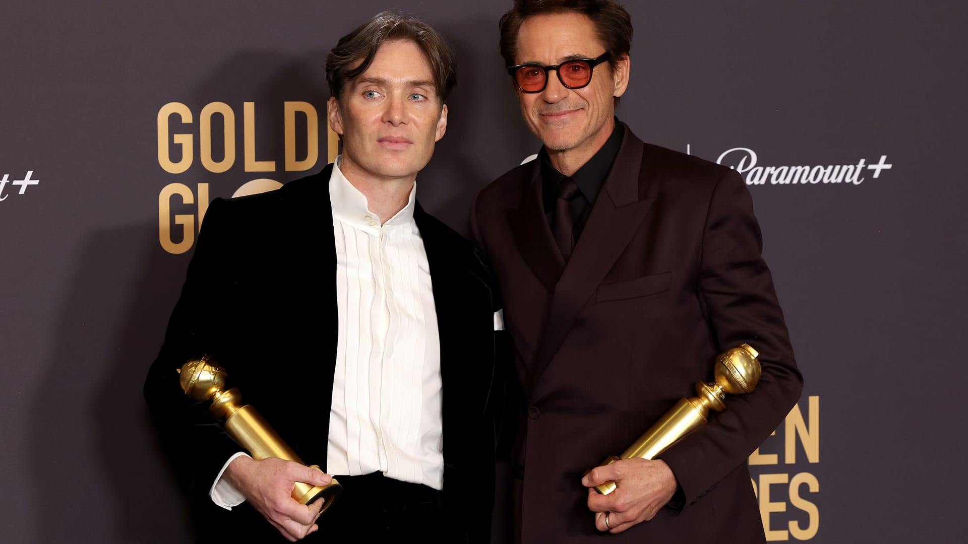 'Oppenheimer' leading Golden Globes with wins for Murphy, Downey Jr. and Nolan