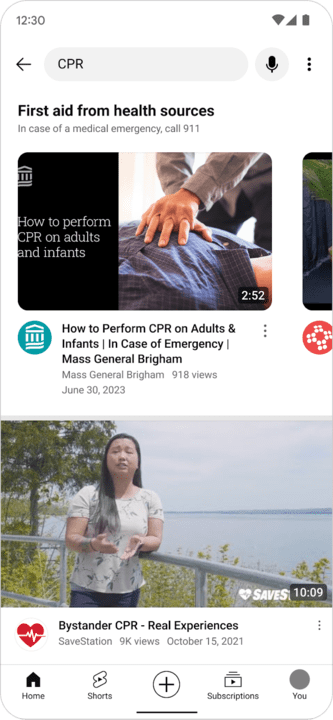 YouTube 推出急救信息架以在紧急情况下提供帮助