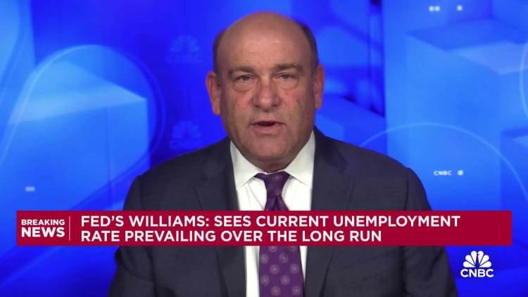 New York Fed President John Williams: Inflation is easing but policy still needs to be tight