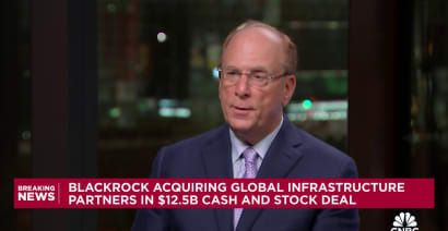 BlackRock CEO Larry Fink on GIP deal: The future in private markets will be infrastructure
