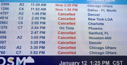 Flight cancellations pile up as weather, 737 Max 9 groundings disrupt travel