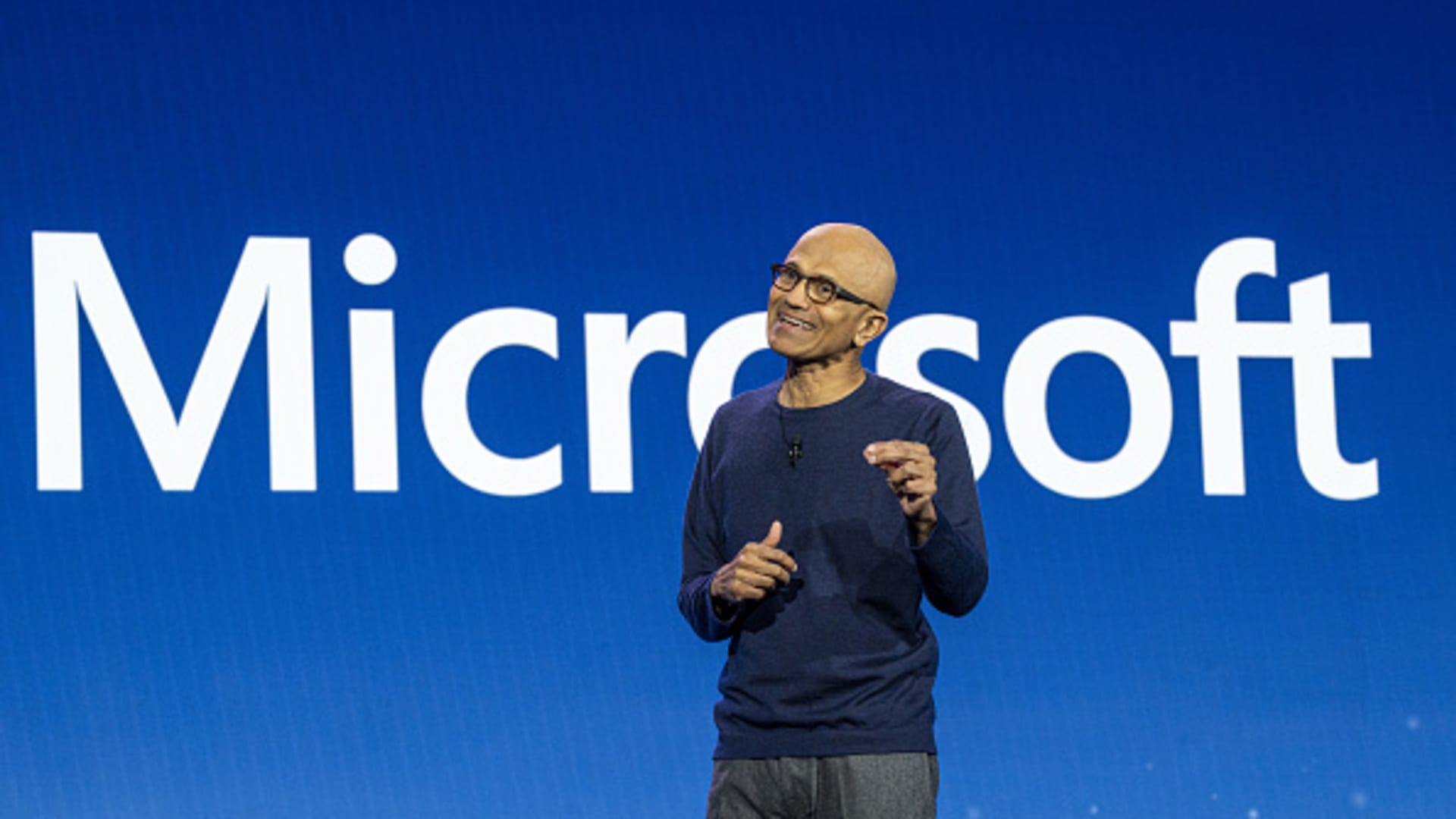 Microsoft briefly crosses  trillion in market cap