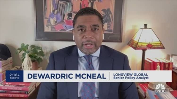 Taiwan is in a wait, watch, and warn period, says Dewardric McNeal